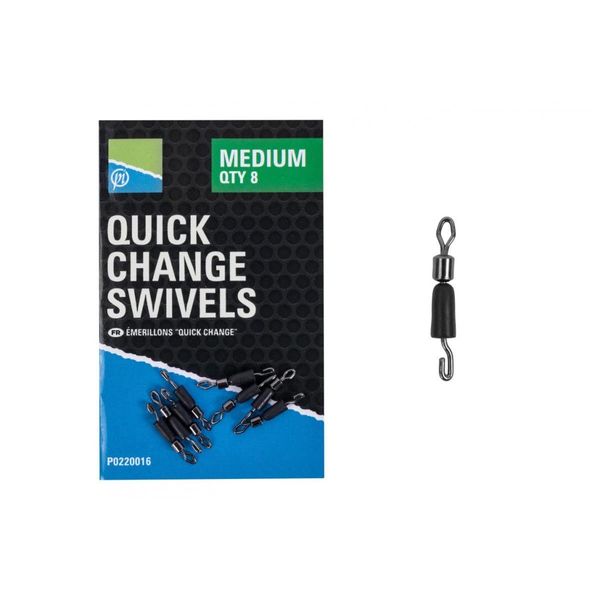 Preston Innovations Quick Change Swivels: Medium