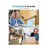 InnoGear MU059 Microphone Stand (Kit with Screw Adapter, Pop Filter, Shock...