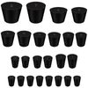 Eoppen 24Pcs Solid Rubber Stopper 11 Assorted Sizes 000# - 8# for Flask, Plug Holes, Lab Seal Rubber Stoppers