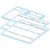 PRICARO Complete Planner Set "Allerlei", Light Blue, Pack of 4