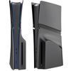 Suitable for PS5Pro digital distribution/optical drive version with replacement panel, ABS material with unique support and black minimalist style (optical drive version)