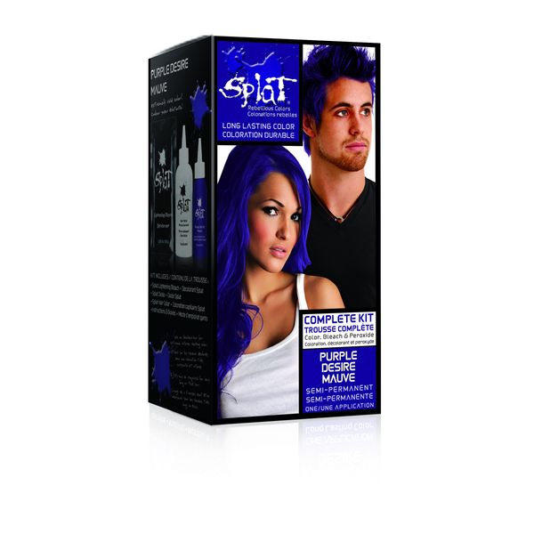Splat Purple Desire Original Complete Hair Dye Kit