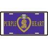 EagleEmblems Purple Heart License Plate