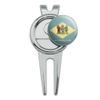 GRAPHICS & MORE Delaware State Flag Golf Divot Repair Tool and Ball Marker