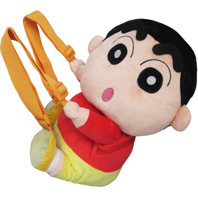 Crayon Shin-chan Piggyback Backpack Plush Toy, Height 11.8 inches (30 cm)