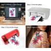 VViViD A4 Size Quick Apply Custom Inkjet Temporary Rub-On Tattoo Paper 2-Sheet Pack
