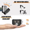 LED Motion Sensor Headlamp Rechargeable Super Bright Headlight Torch Flashlight