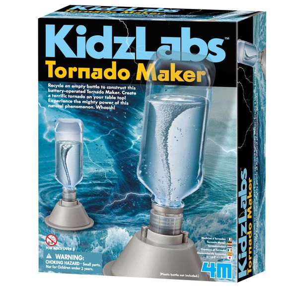 4M Tornado Maker Science Kit, STEM Powered Kids, For Boys & Girls Ages 8+