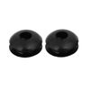 sourcing map 3mm Inner Dia Electrical Wire Cable Rubber Wiring Grommet Black 50pcs