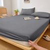BedLooms Fitted Sheets King Size (2 Pack) – Grey (150x200cm) up to 25cm Deep Bed Sheets