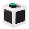 4 Sided Cube Timer, 1.4 Inch HD Display Seconds Countdown Timer Adjust Brightness for Poker Shot Clock Workout Timer and Game Timer for Time Management, Meeting, Office, Study (White)