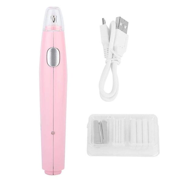 Handy Electric Eraser,Electric Drawing Eraser Handy Electric USB Charging Refil16 Replacement Refills,Large(Pink)