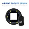 Reniteco Drive Socket SAE Shallow Socket 7/16", 6 Point Design, Cr-V