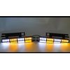 32 LED Emergency Warning Strobe light Bar +2 In 1 LED Sun Visor Windshield Light