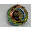 Rizla Crystal Glass Ashtray, Official Licensed Rizla Astray (Multi Rainbow)