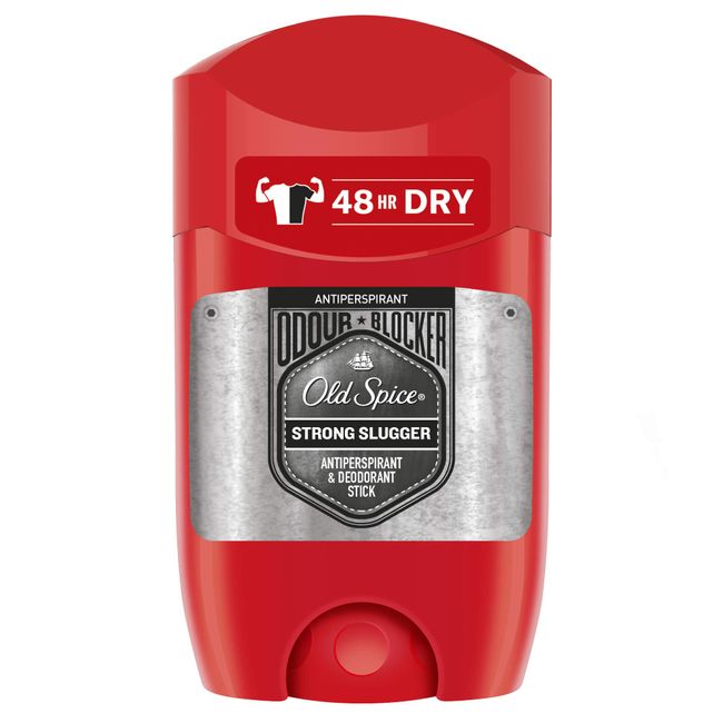 Old Spice Strong Slugger Deodorants & Antiperspirants Stick 50 ml /1.7 oz (Pack of 6)