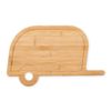 Cutting Board - Bamboo, Retro RV Shape with Wood Burned Design