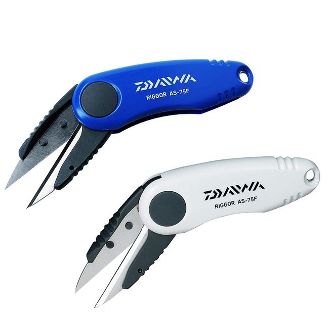 Daiwa AS-75F P.E Line Scissors Retractable Ergonomic Sharp Tip Gray 502894