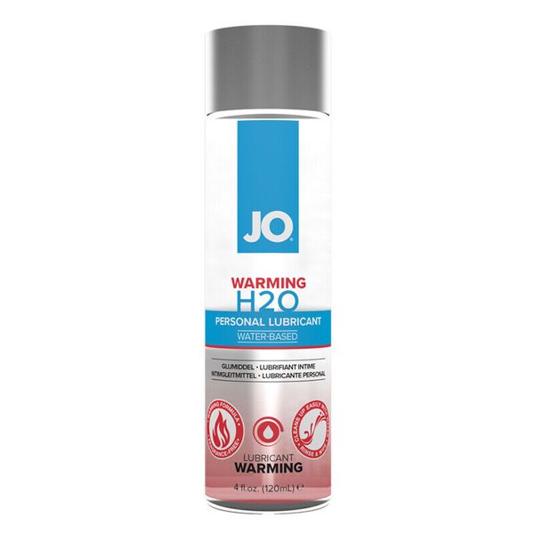 JO H2O - Warming - Lubricant Water-Based 4 fl oz Personal Lube