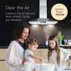 30" Range Hood 450CFM Wall Mounted Kitchen Cook Vent Stainless Steel Touch Panel