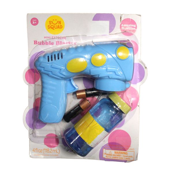 Sun Squad Mini Extreme Bubble Blaster (Light Blue)