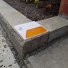 Road Curb Rivs, Saffron, Set of 5, White