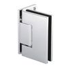 CRL MEL044CH Polished Chrome Melbourne Wall Mount Offset Back Plate Hinge