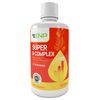 Super B Complex Liquid Vitamin Supplement | 500mg B12 and 50mg B6 | 32oz. | Liquid B-Complex Vitamins Boost Energy, Aid Stress Response | Effective Natural Products