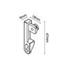 2 x End Stops Compatible With Swish Supreme Glide Curtain Tracks