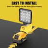 Cordless Led Work Light For De walt 20V Battery, Portable Flood Light Flashlight