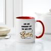 CafePress Dog Gate Open Mug 11 oz (325 ml) Ceramic Coffee Mug