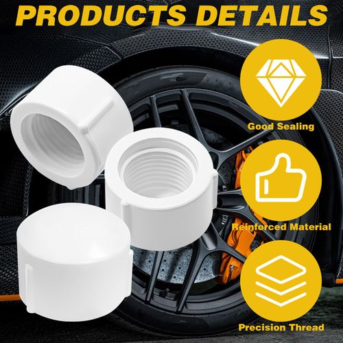 8Pcs Racing Fuel Jug Hose Caps Compatible with VP Racing/Scribner Fuel Jug 5.5 Gallon, Replacement Dust Caps Universal Pvc Good Sealing Hose Accessories