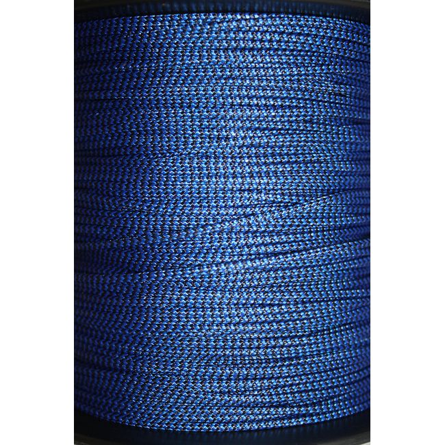 60X Custom Strings Blue & Black Speckled BCY #24 D Loop Rope Release Material 10'