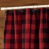 Park Designs Buffalo Check Bear Applique Shower Curtain
