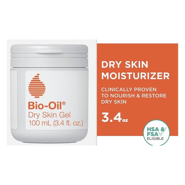 Bio Oil Dry Skin Gel With Soothing Emollients Vitamin B3 Non Comedogenic 3.4 Oz