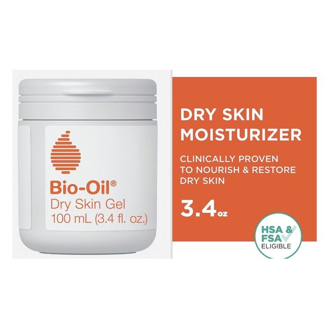 Bio Oil Dry Skin Gel With Soothing Emollients Vitamin B3 Non Comedogenic 3.4 Oz