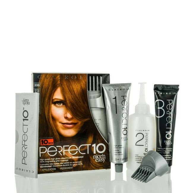 Clairol / Perfect 10 Nice N Easy (6.5g) Lightest Golden Brown Kit- New in box