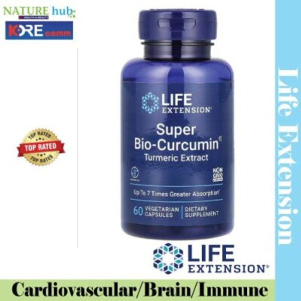 Life Extension, Super Bio-Curcumin, Turmeric Extract, 60 Vegetarian Capsules
