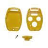 Yellow Shell Replacement Kit for Honda Remote Key Repair Use Your Blade 4 Button