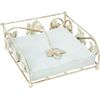 Antique Cream Wine Leaf Napkin Holder