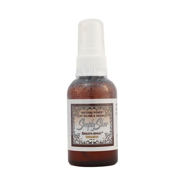 Simply Silver Cinnamon Breath Spray 2 Fl Oz – Natural Power Of Silver & Herbs