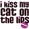 CafePress Kiss Cat Lips Rectangle Sticker Rectangle Bumper Sticker Car Decal