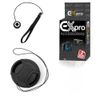 Ex-Pro 52mm Snap-on/Clip on Pinch Lens Cap with Keeper Holder [Elasticated]