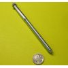 Zinc Hex Head Lag Screw 9/16 Hex Size 3/8 Thread x 7.0" Length, 10 pcs