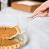 Party Essentials Heavy Duty Clear Plastic Cake Server Cutter Lifter ~ 48 Pieces 