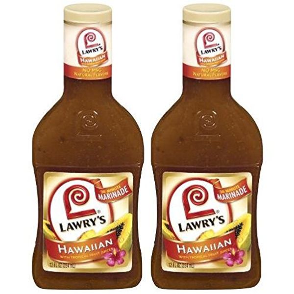 Lawry's 30 Minute Marinade: Hawaiian with Tropical Juices (2 Pack) 12 oz Bottles