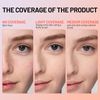 XdealCozyxc Baked Brighten Foundation Medium, Buildable Sheer to Light Coverage（#3）