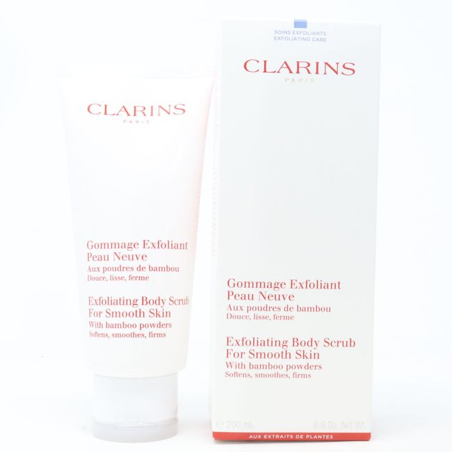 Clarins Exfoliating Body Scrub For Smooth Skin  6.9oz/200ml New With Box