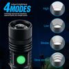 Super Bright 90000LM LED Tactical Flashlight Zoomable With Rechargeable Battery