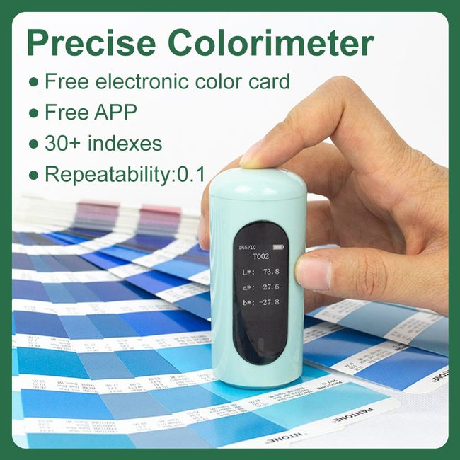 Portable 45/0 Colorimeter, Measuring Color Difference of Paint